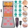Full Body Massage Mat with Heat 10 Neck Shiatsu Kneading Massage Heads