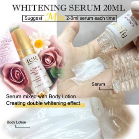 AILKE Glutathione & Vitamin C Skin Care Set, Whiten, Hydrate, Moisturizing, Skin Glowing, Even Skin Tone, For Men and Women (Color: 20ml whitening serum)