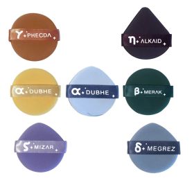 Seven - Star Makeup Puff 7 - Pack (Option: 7pcs)